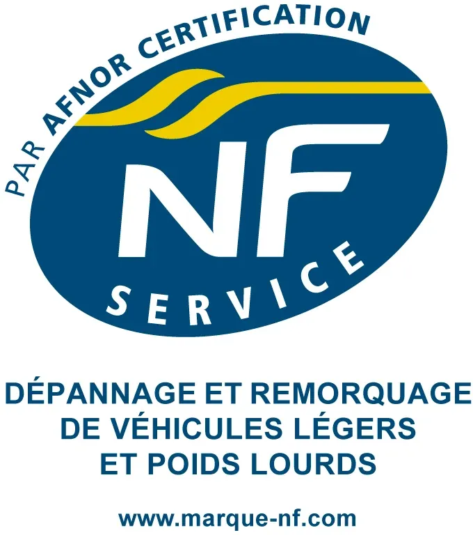Certification AFNOR dépannage de véhicules légers